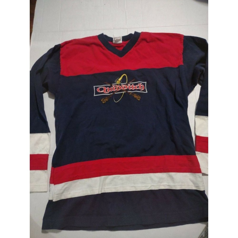 Vintage Y2K Harry Potter Quidditch Jersey Warner Bros Store XL Sweatshirt
